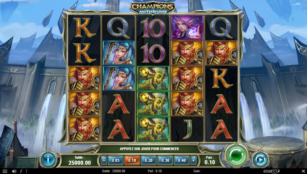 Champions of Mithrune slot