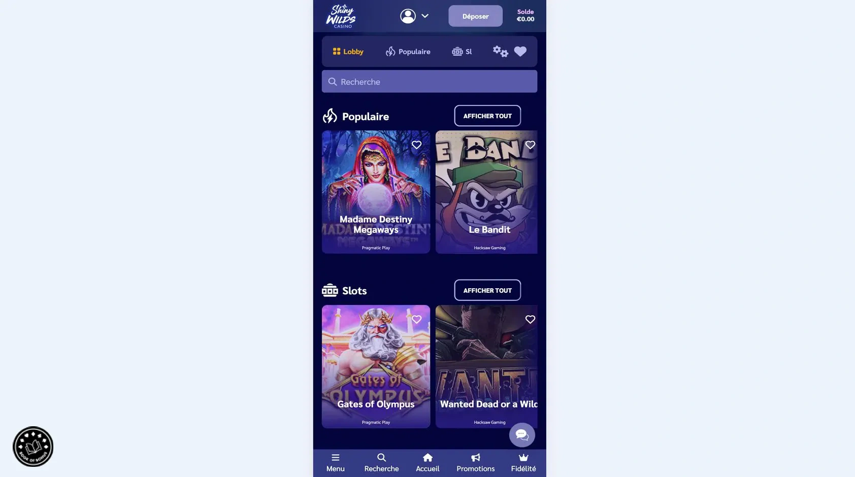 shiny wilds mobile