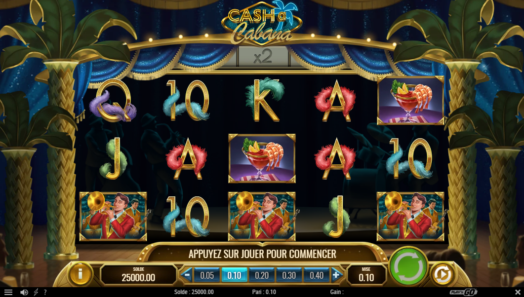 Cash a Cabana slot