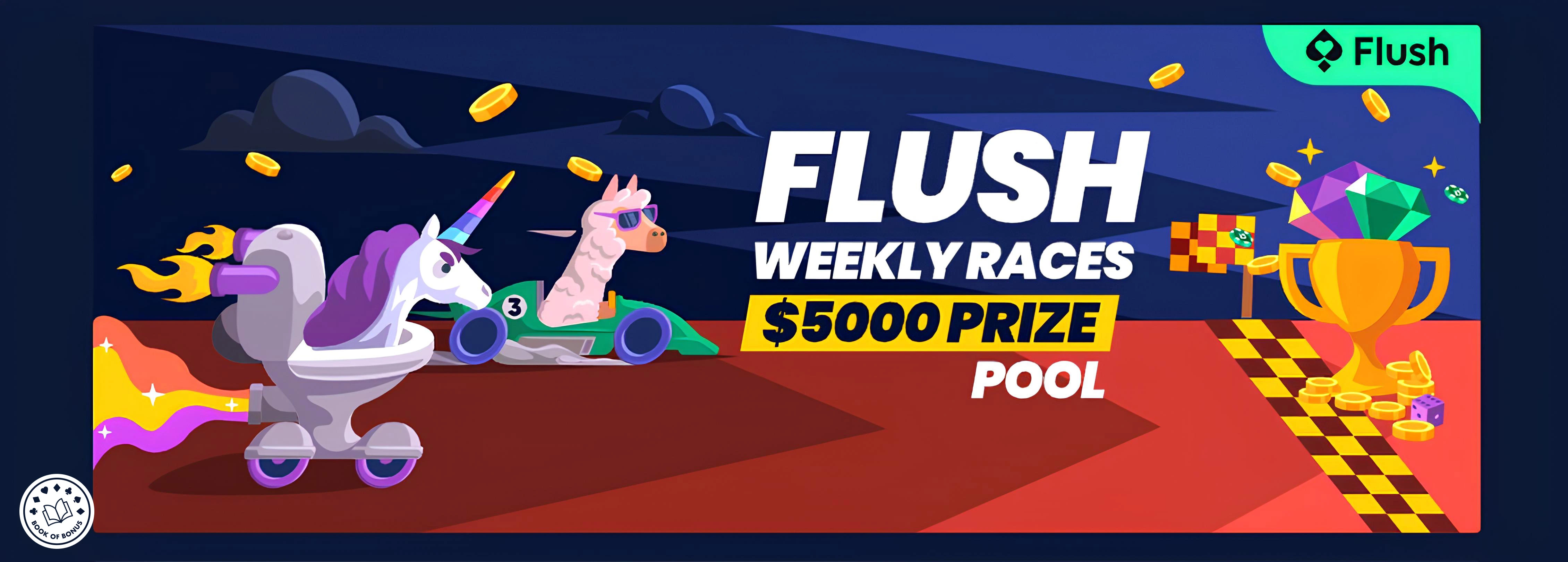 casino flush wager race