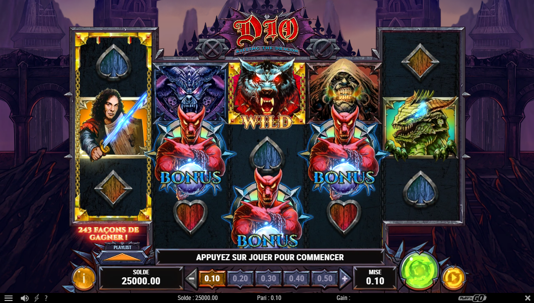 Dio Killing the Dragon slot