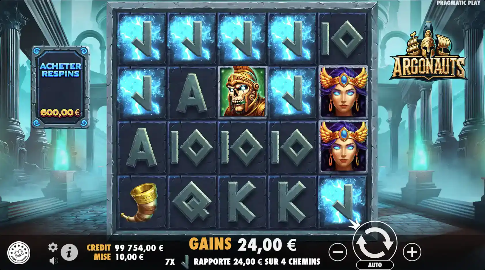 argonauts machine a sous
