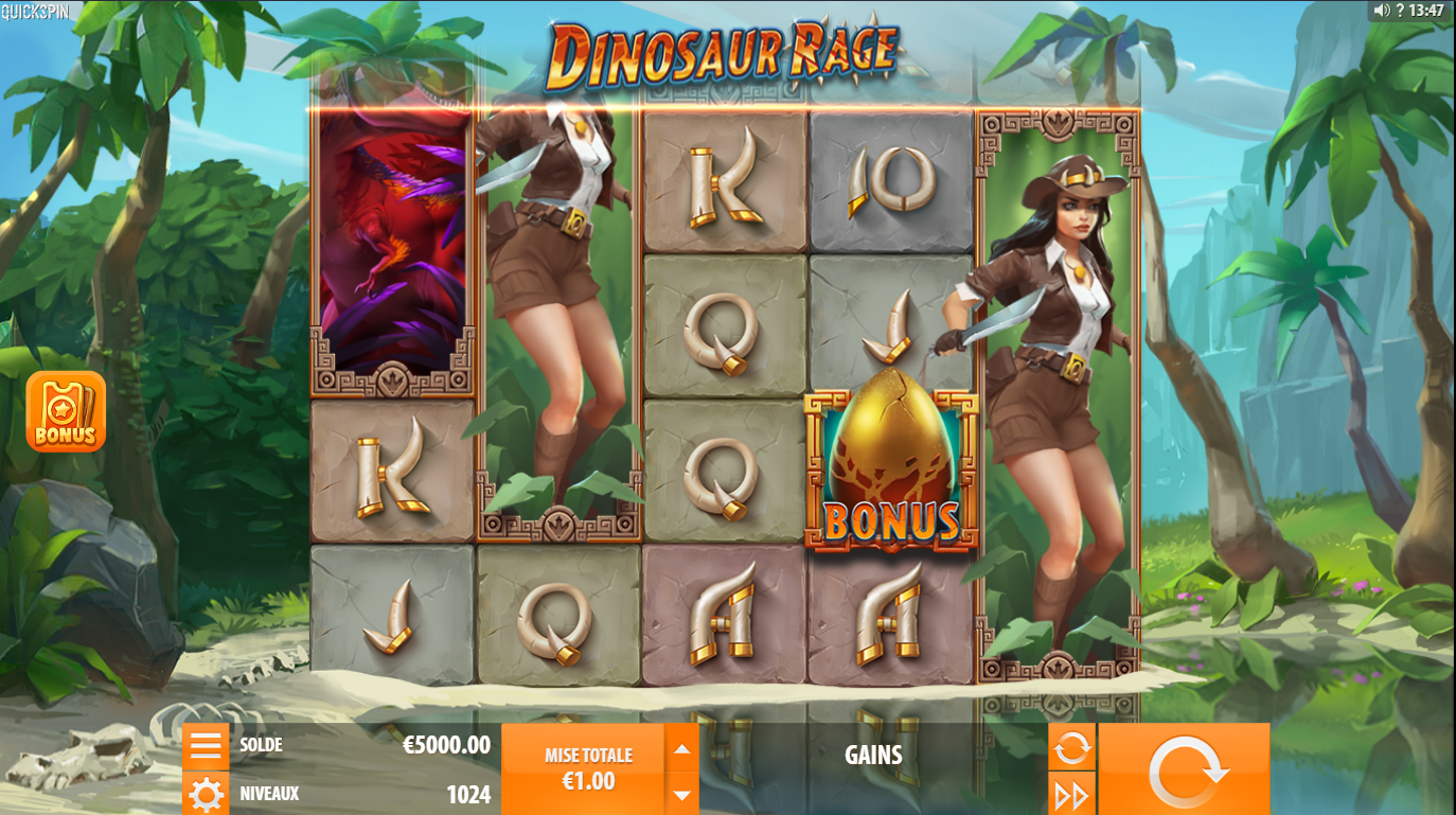 Dinosaur Rage slot