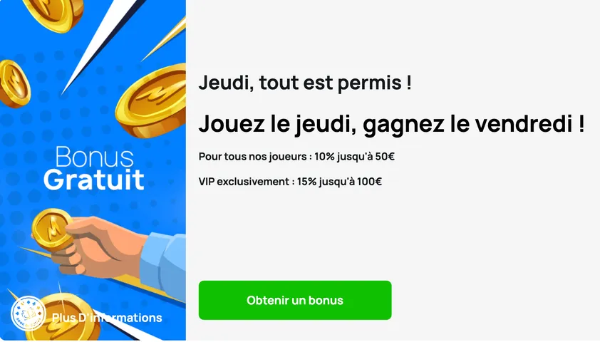 bonus du jeu millionz