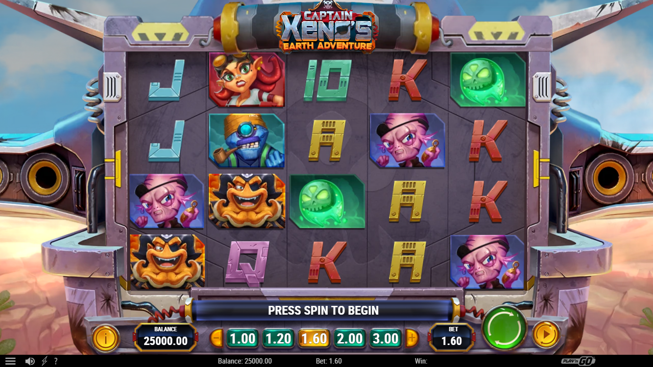 Captain Xeno-s Earth Adventure slot