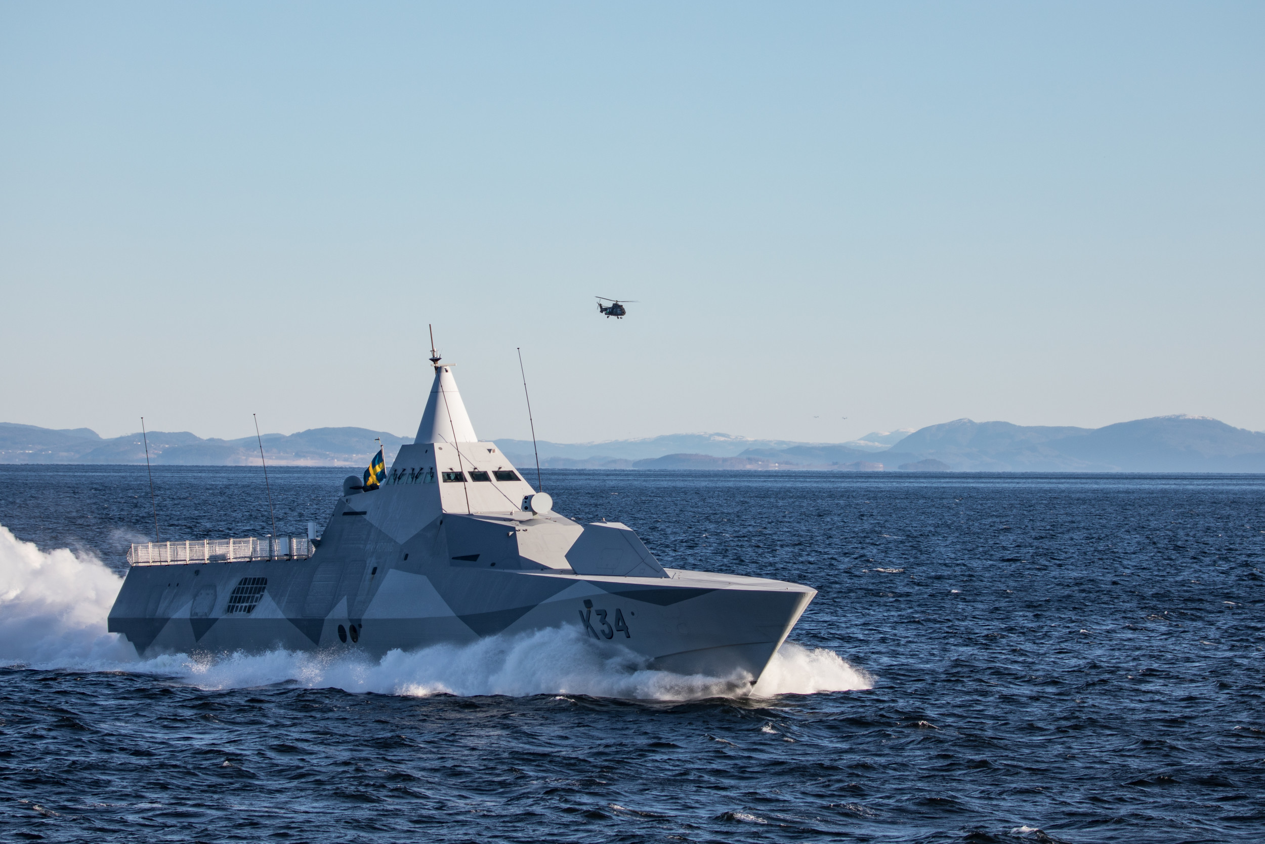 HMS Nyköping, korvett av Visby-klass Foto: Marius Vågenes Villanger / Forsvaret