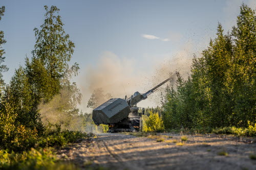 Artilleripjäsen Archer. Foto Bezav Mahmod/Försvarsmakten