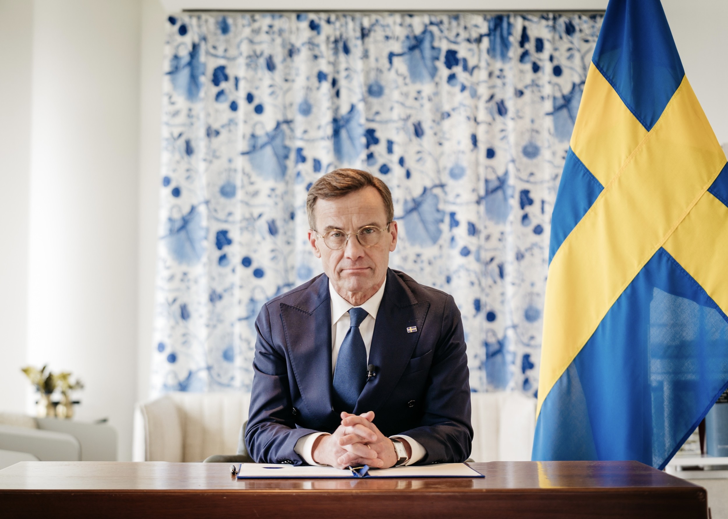 Statsminister Ulf Kristersson (M) Foto: Tom Samuelsson/Regeringskansliet