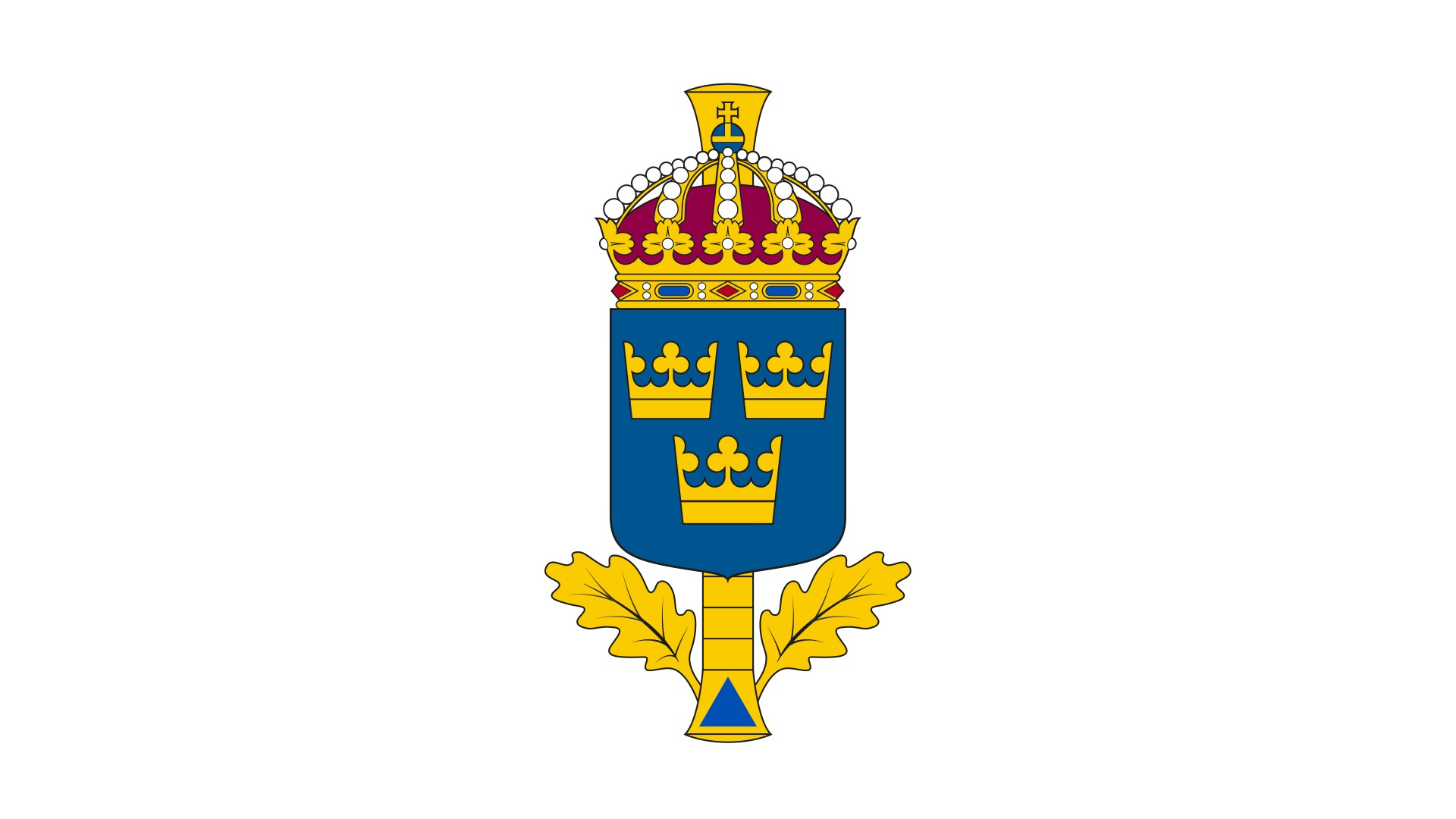 Vapnet för Myndigheten för civilt försvar har komponerats i nära samarbete med statsheraldikern Davor Zovko vid Riksarkivet, skriver MSB.