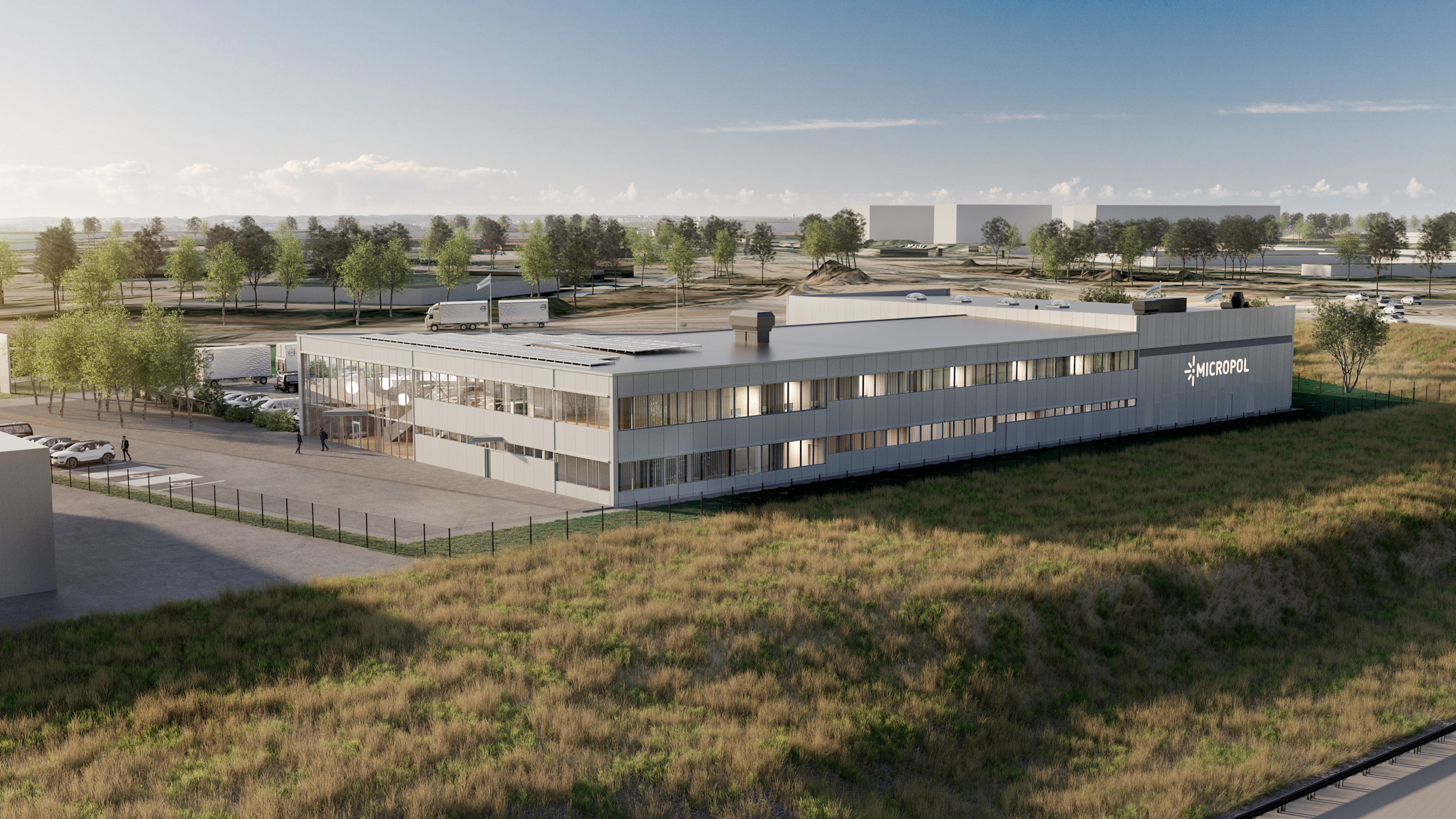 Den nya anläggningen beräknas stå klar i slutet av 2026, skriver bolaget i ett pressmeddelande Foto: Micropol