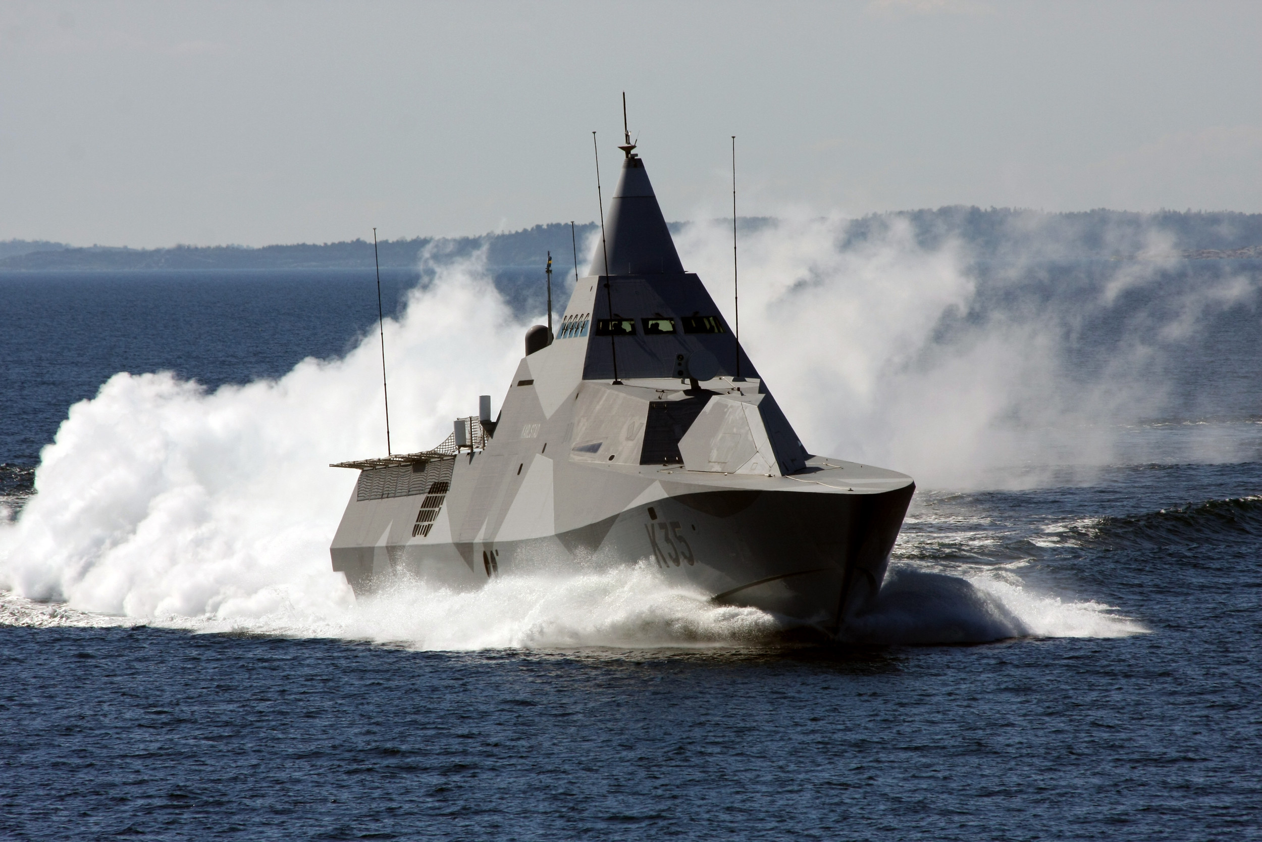 Visbykorvetten HMS Karlstad Foto: Jimmie Adamsson/Försvarsmakten