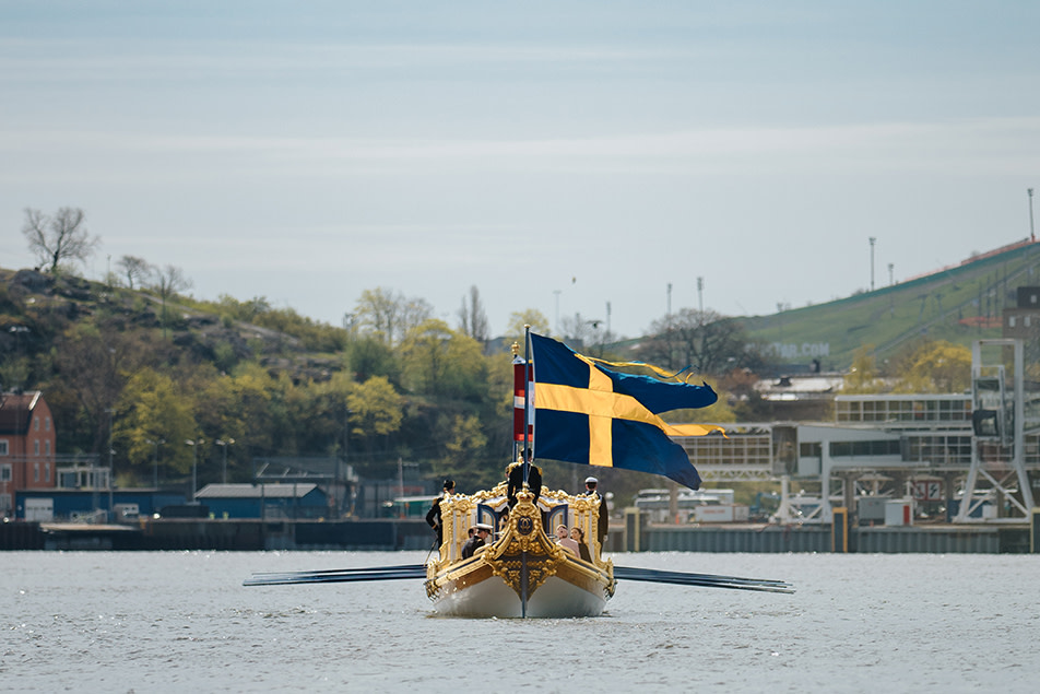 Kungaslupen Vasaorden. Foto: Clément Morin/Kungl. Hovstaterna