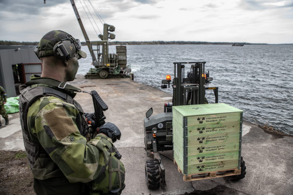 Logistik Foto: Jonas Helmersson/Försvarsmakten