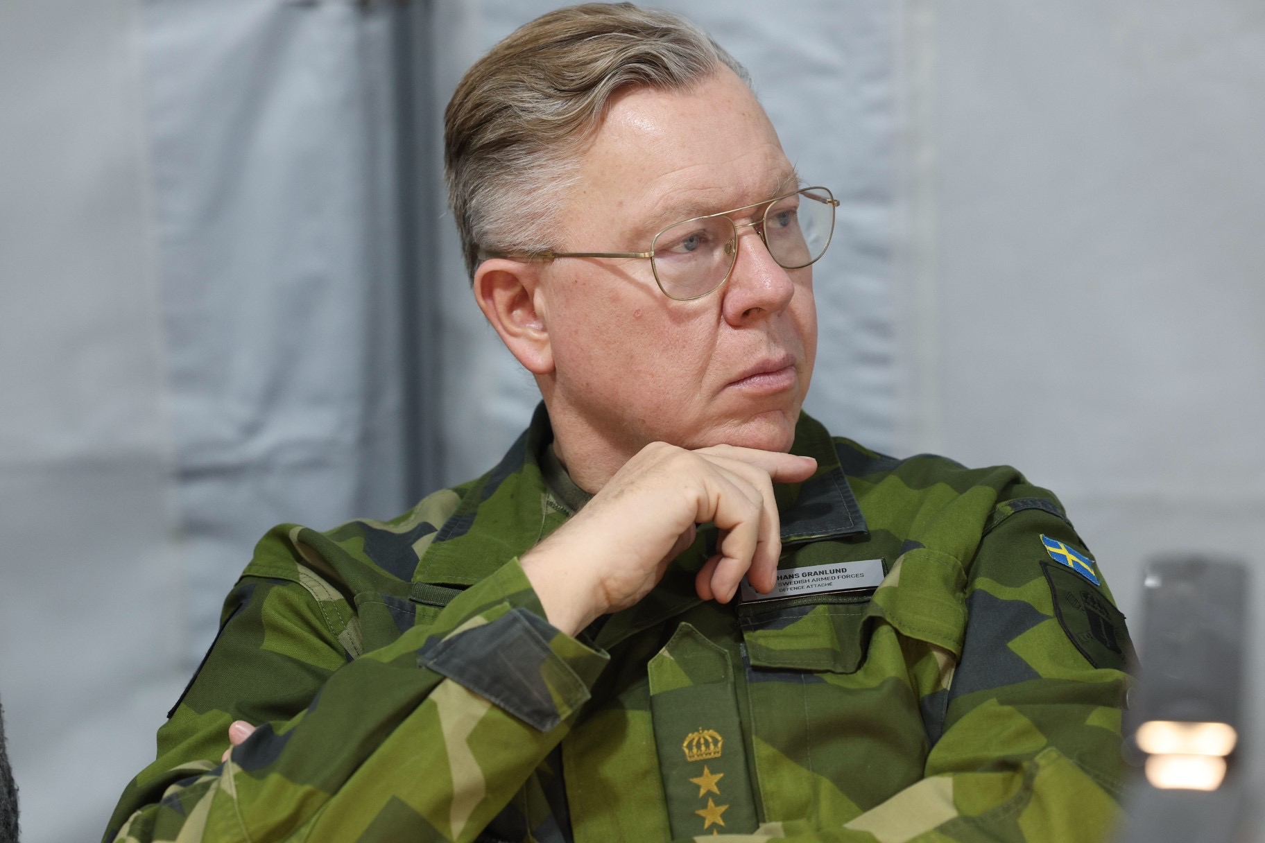 Överste Hans Granlund, Sveriges försvarsattaché i Ukraina