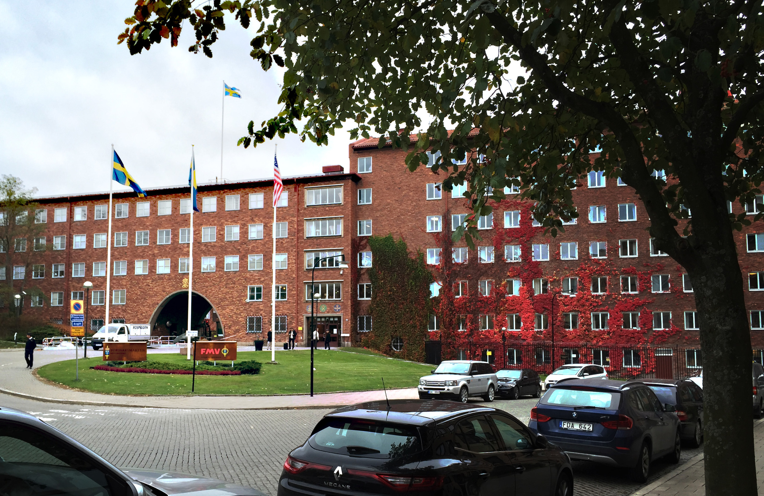 Tre Vapen i Stockholm där FMV:s huvudkontor och även delar av Försvarsmaktens produktionsledning finns Foto: FMV
