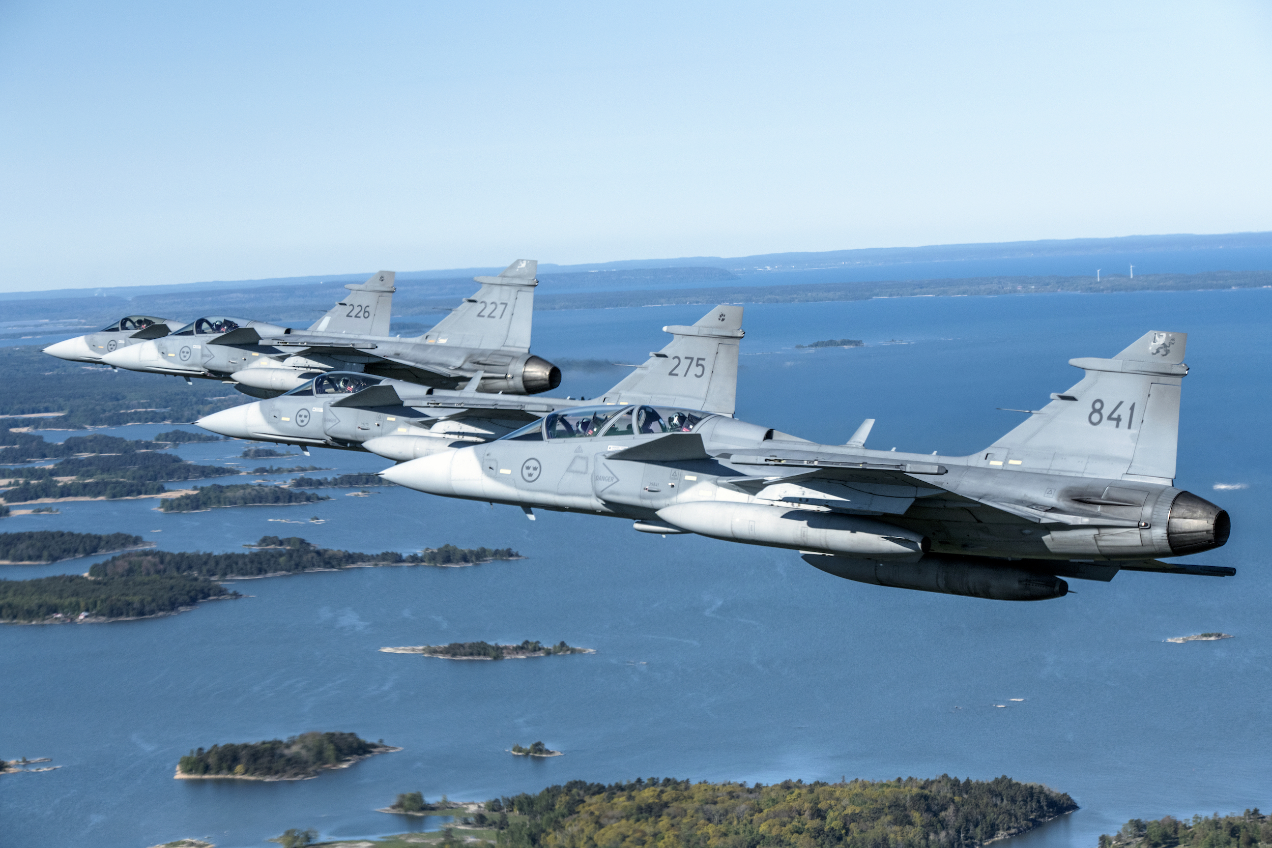 JAS 39 Gripen Foto: Antonia Sehlstedt/Försvarsmakten