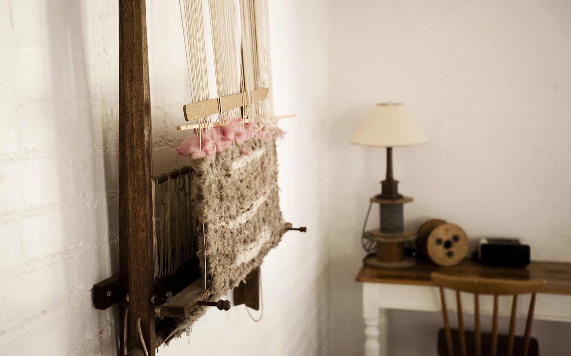 hummingbird eco retreat_wall hanging_desk styling 