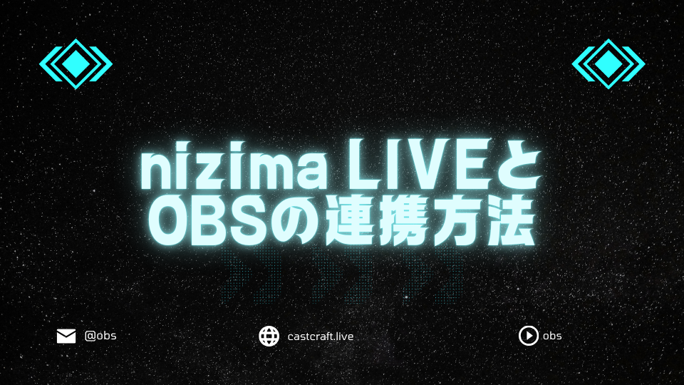nizima LIVEとOBSの連携方法
