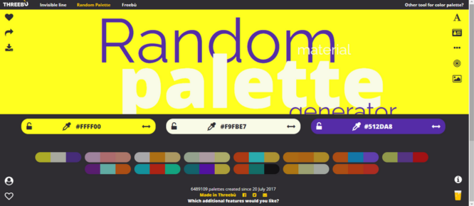 3 -Random Material Palette Generator