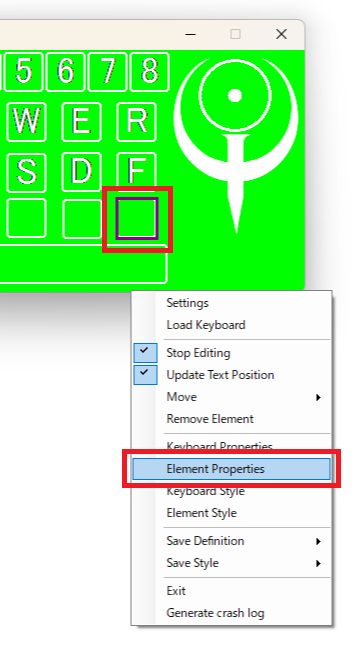画像18-Element Propertiesを選択