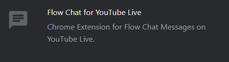 1-Flow Chat for YouTube Live アイコン