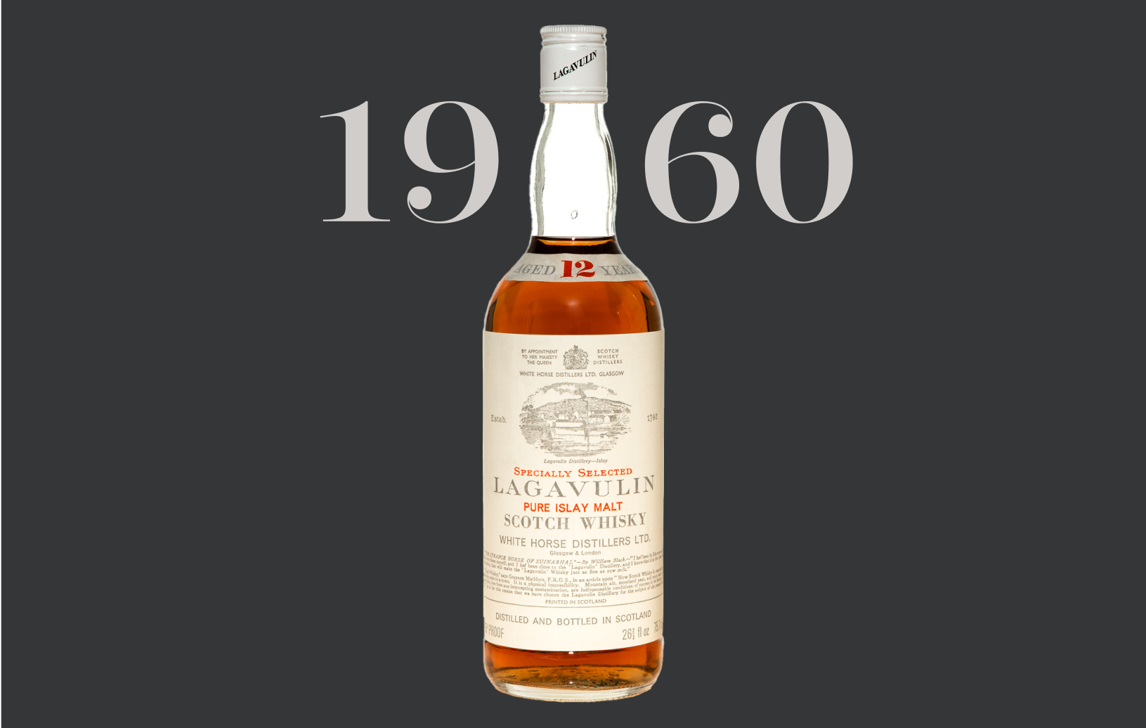 A bottle of Lagavulin 1960