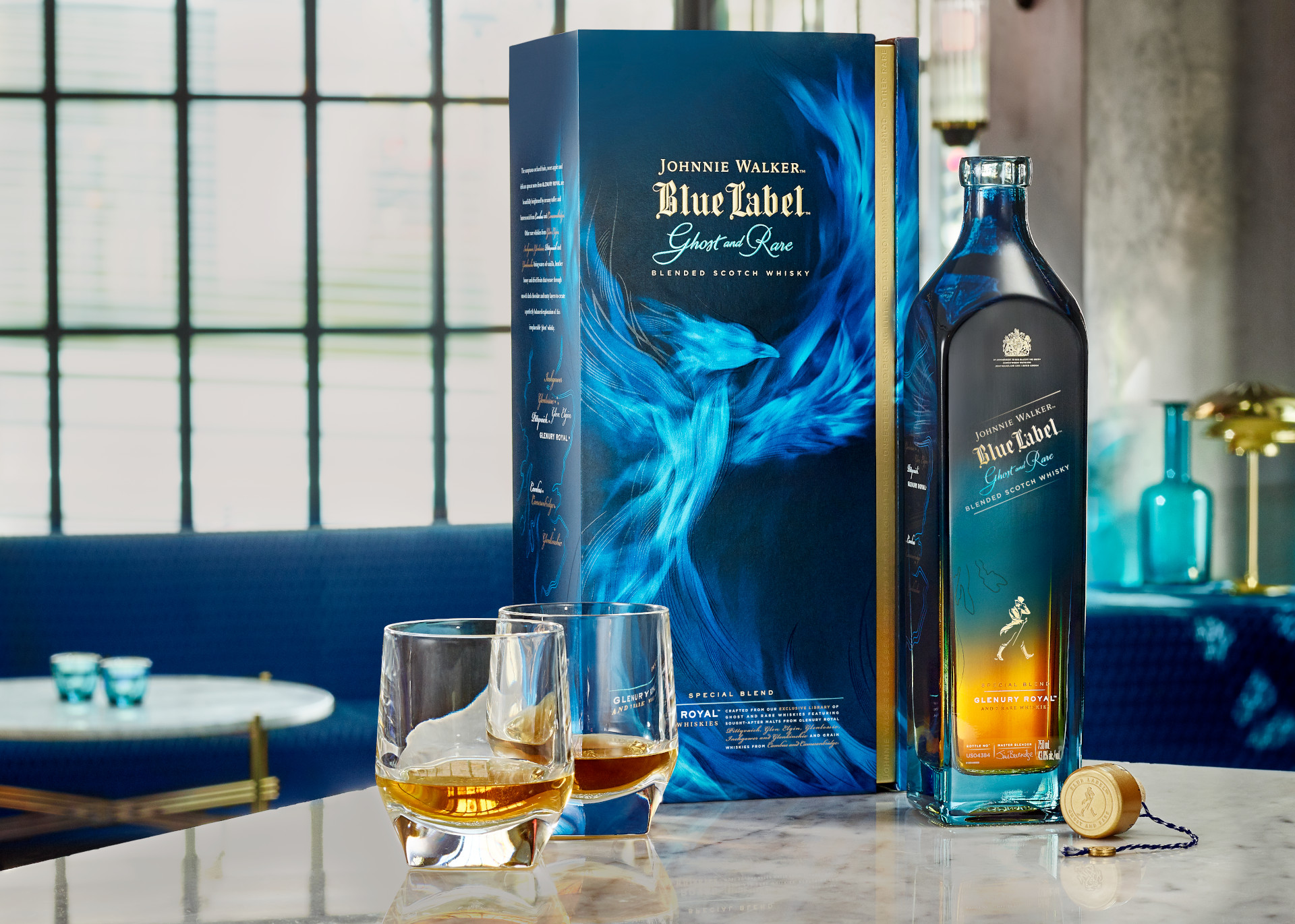 Blue Label Ghost and Rare Glenury Royal Edition, Blended Scotch Whisky Video Poster