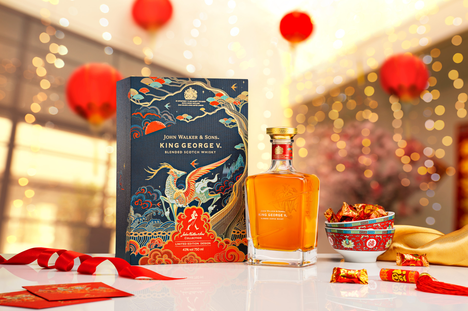 John Walker & Sons King George V Lunar New Year Edition 2022 Bottle and Box Gifting