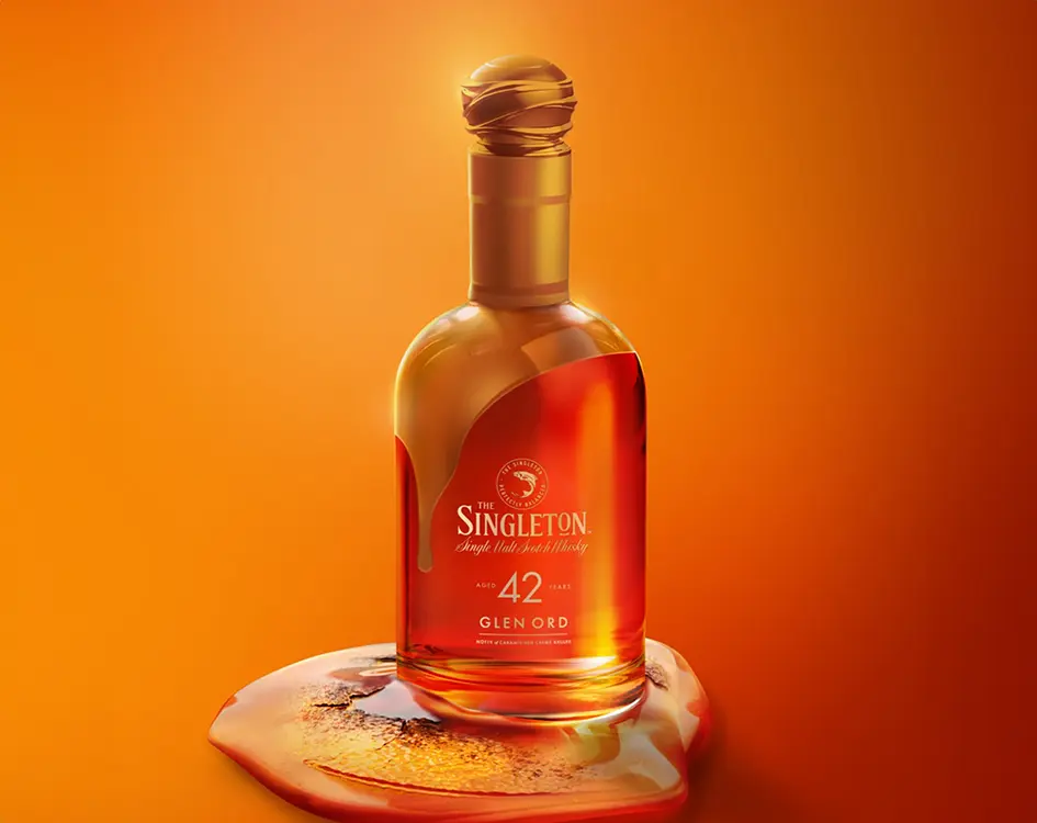 A bottle from the Singleton Gourmand Collection. Notes of Caramelised Crème Brûlée.