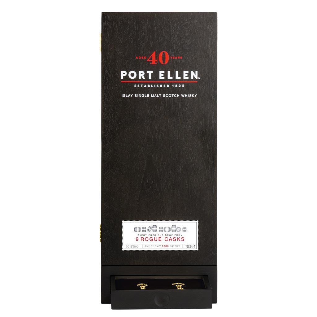 Port Ellen 40 Year Old 9 Rogue Casks Single Malt Scotch Whisky Box