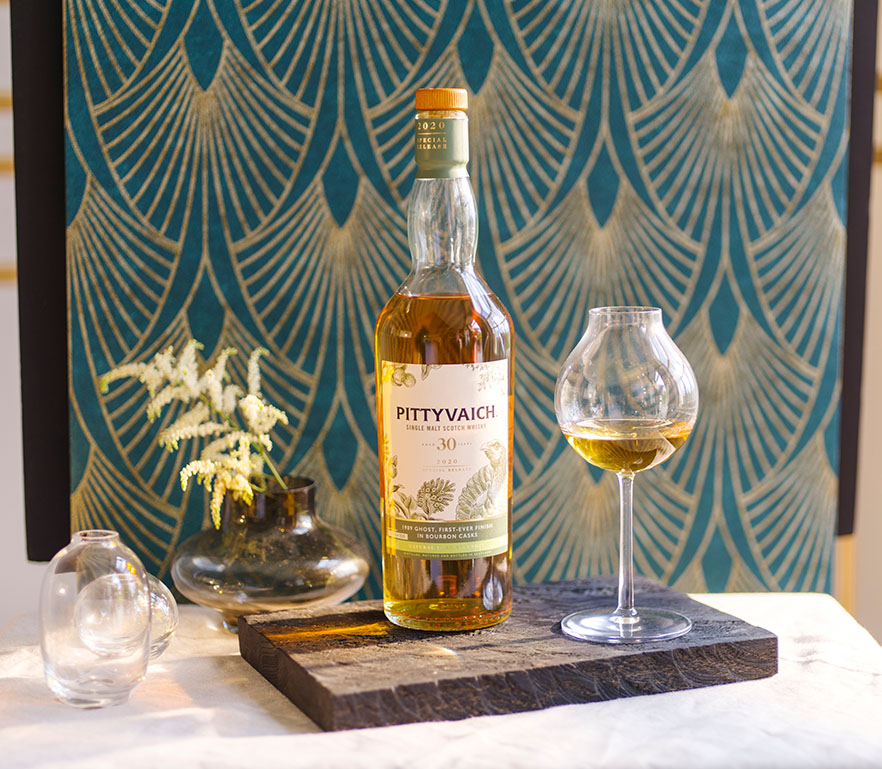 Pittyvaich 30 Year Old bottle and neat serve