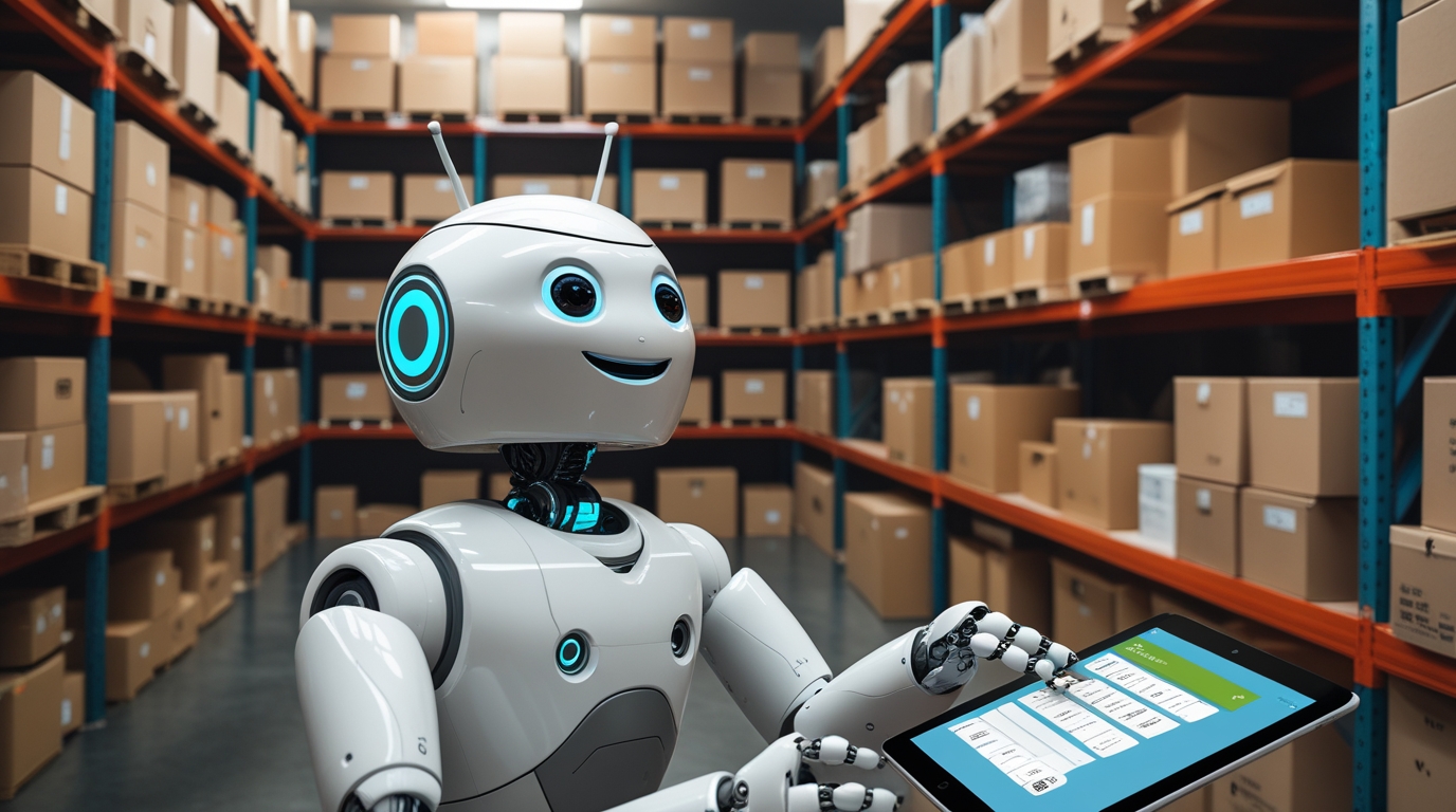 Depiction of a bot taking a home inventory. Generation: Flux Dev (Leonardo.ai)