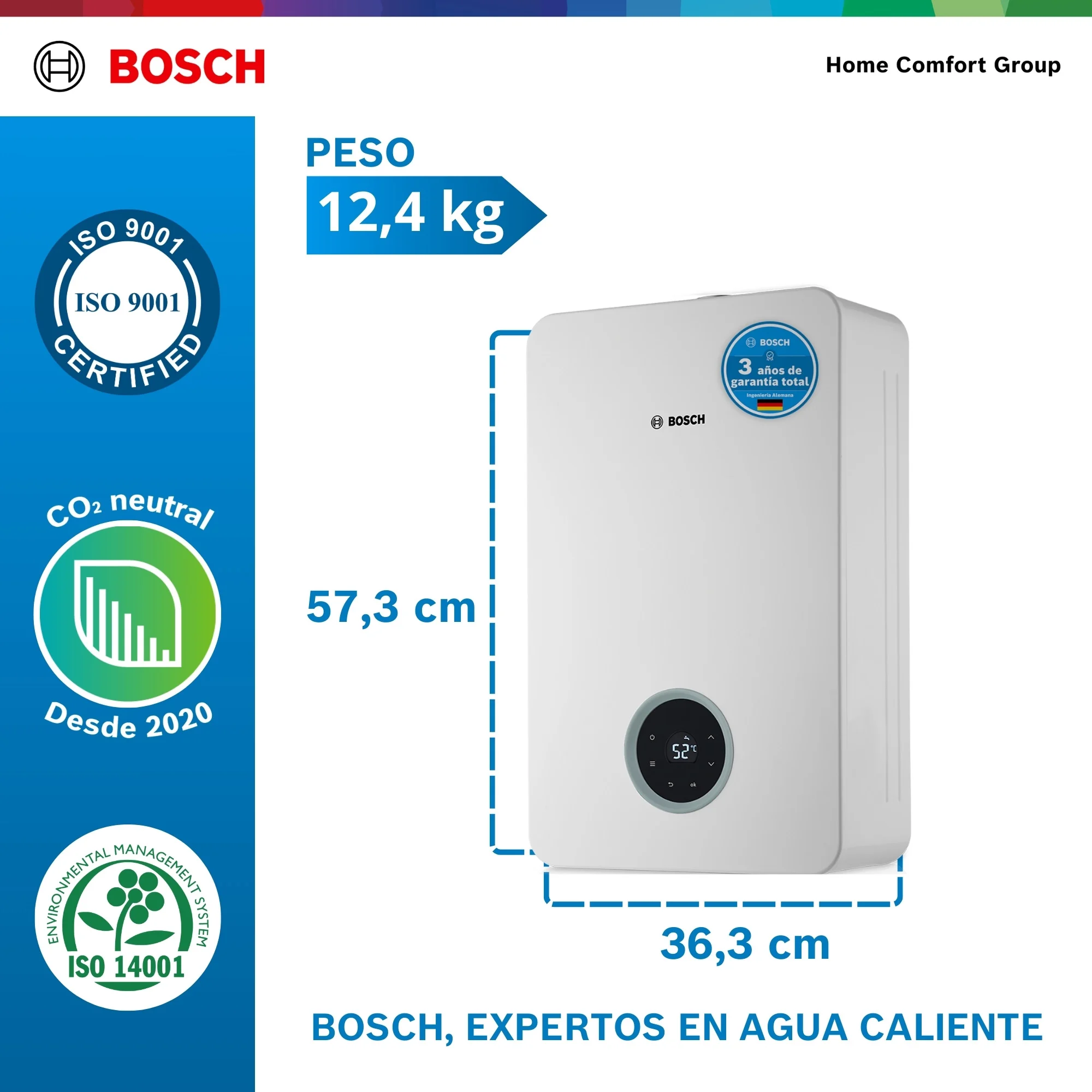 Controles Bosch Therm 5600 15L