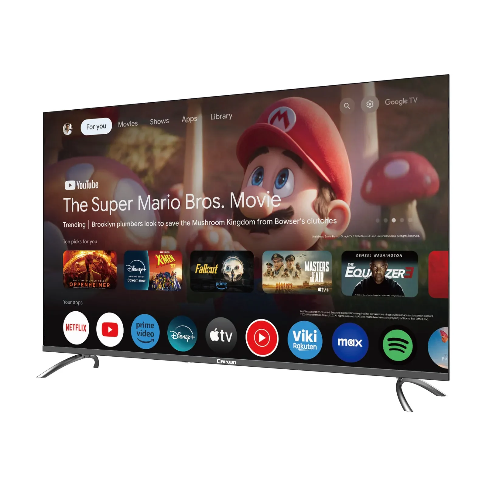 Televisor Caixun 50 Pulgadas Smart TV C50KAUG QLED