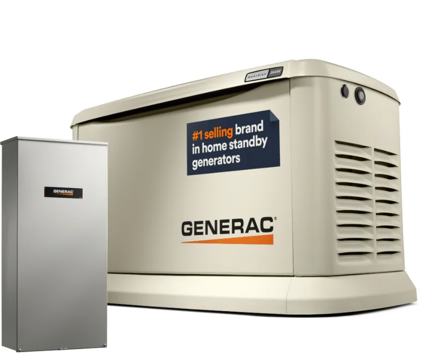 Planta Eléctrica Generac 26 kW a Gas Natural con Transferencia Automática