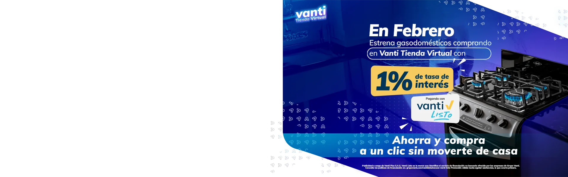 Banner: Gasodomesticos tienda virtual feb