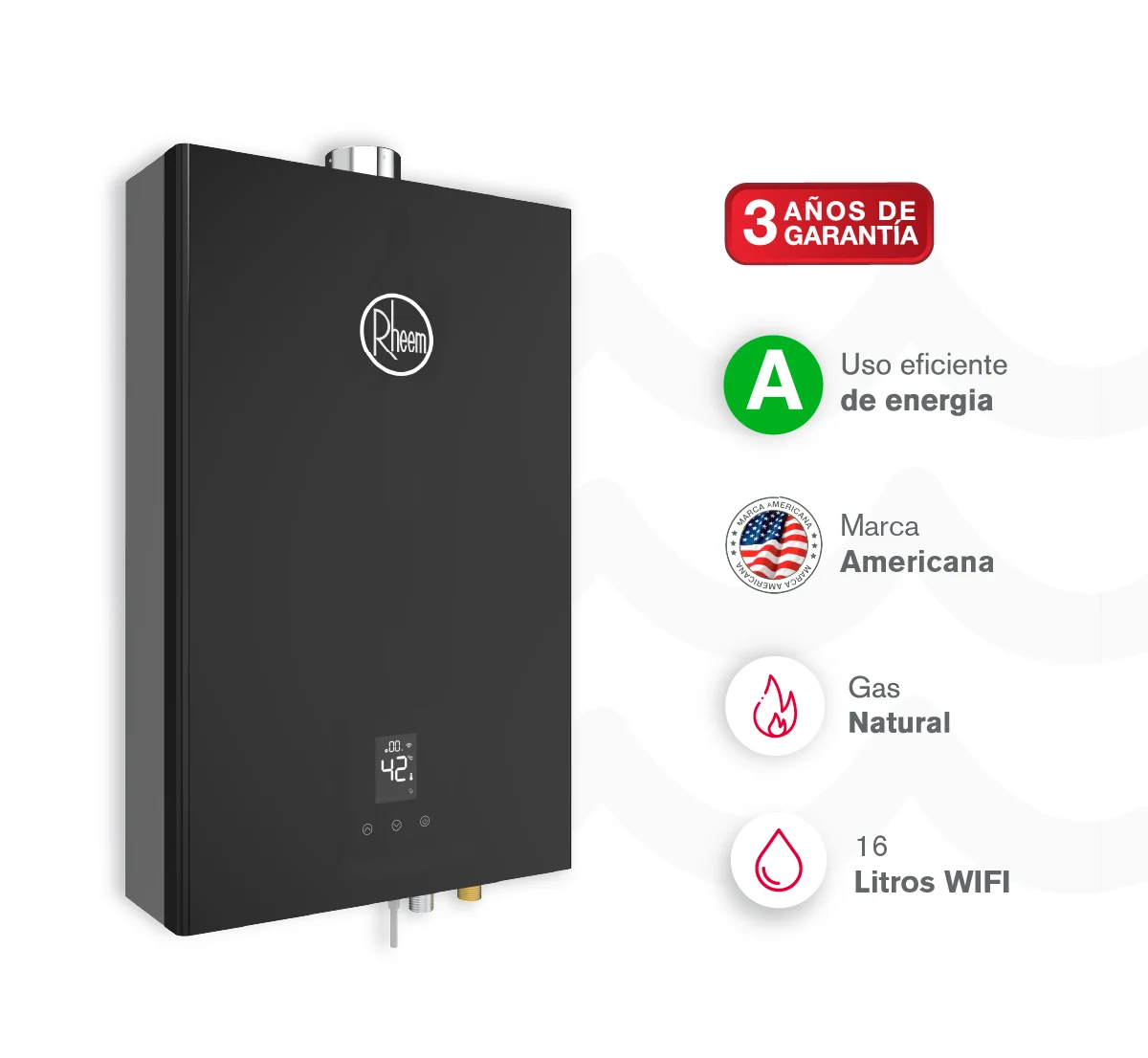 Garantía calentador de paso a gas