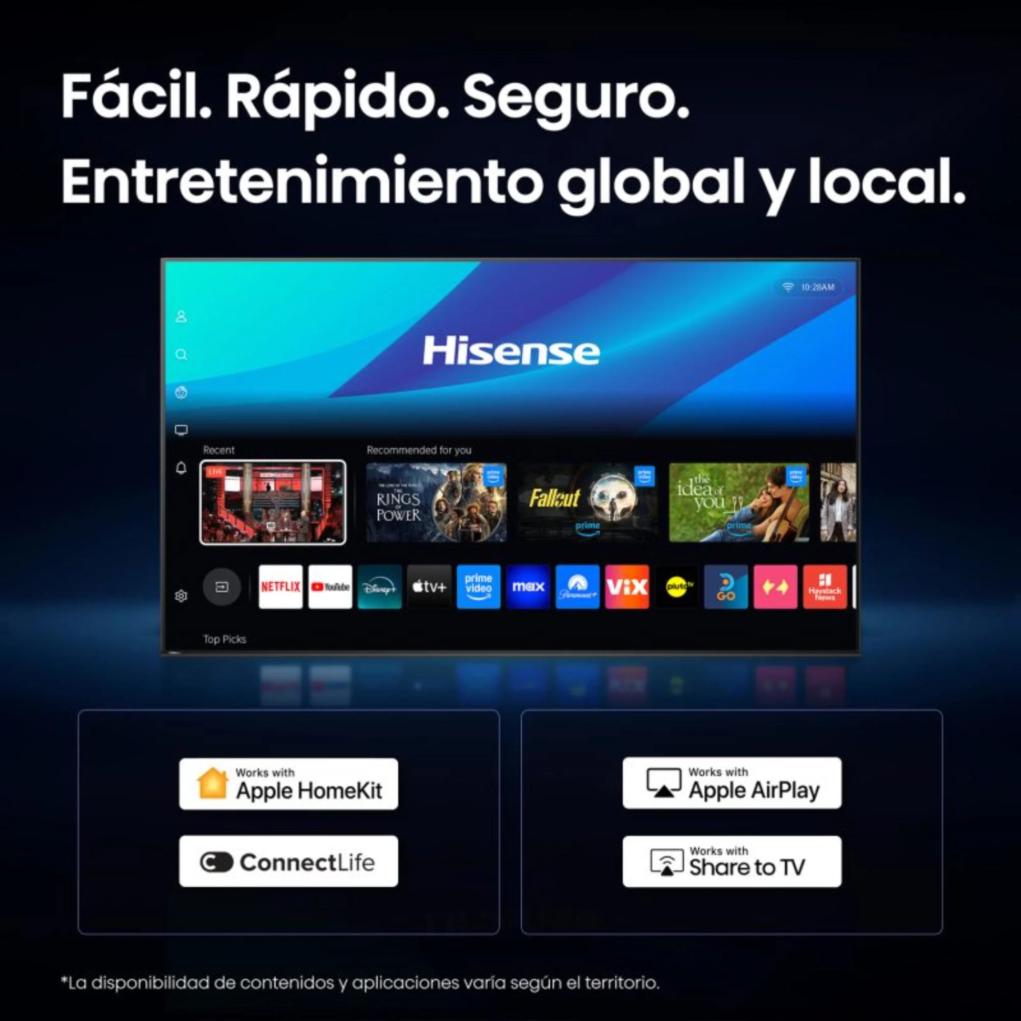 Televisor 43 Pulgadas Hisense Smart TV FHD 43Q4SV QLED