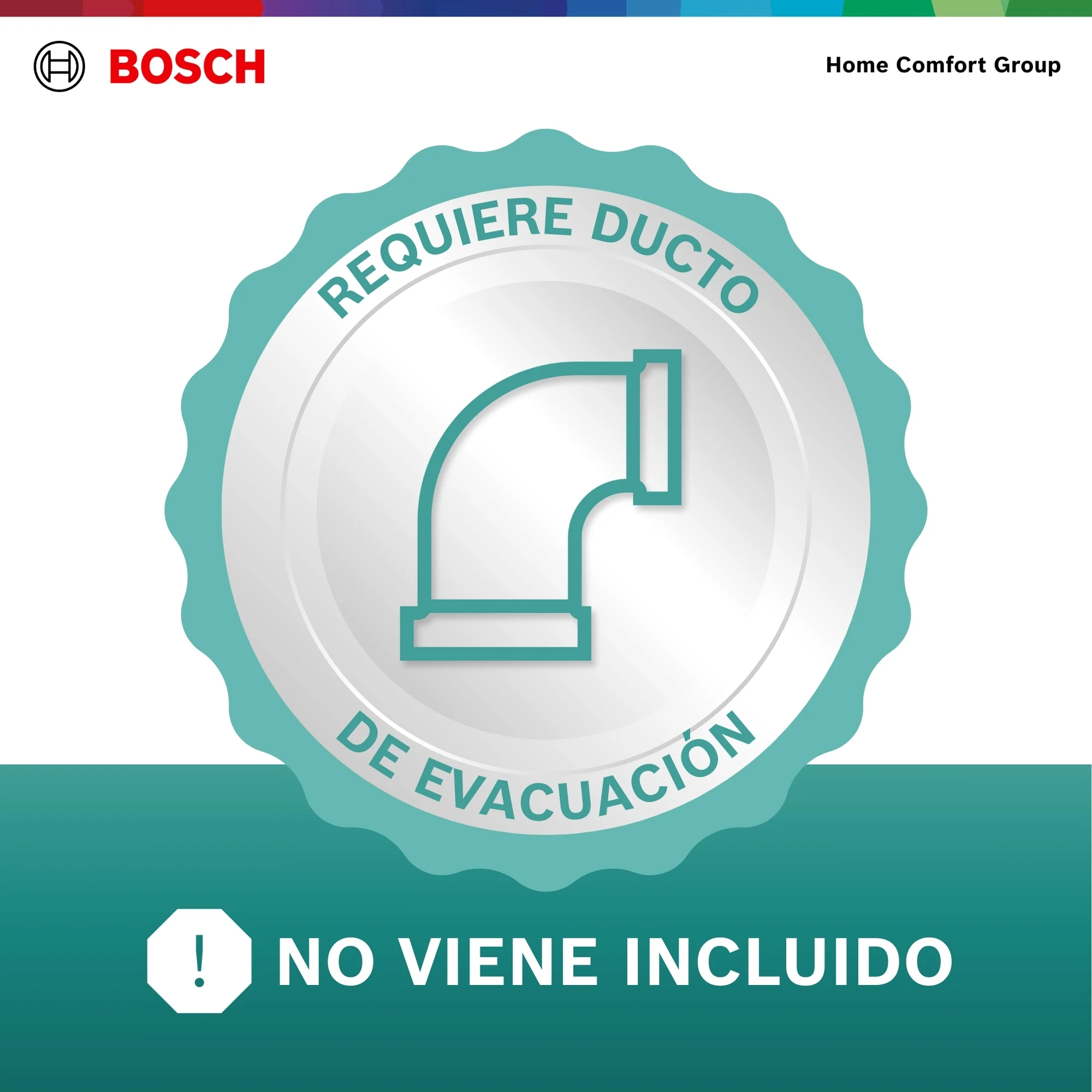 Calentador Bosch 5 litros vista frontal