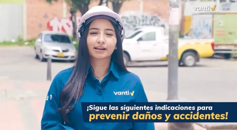 Tarjeta video: Indicaciones para prevenir daños en las redes de gas natural
