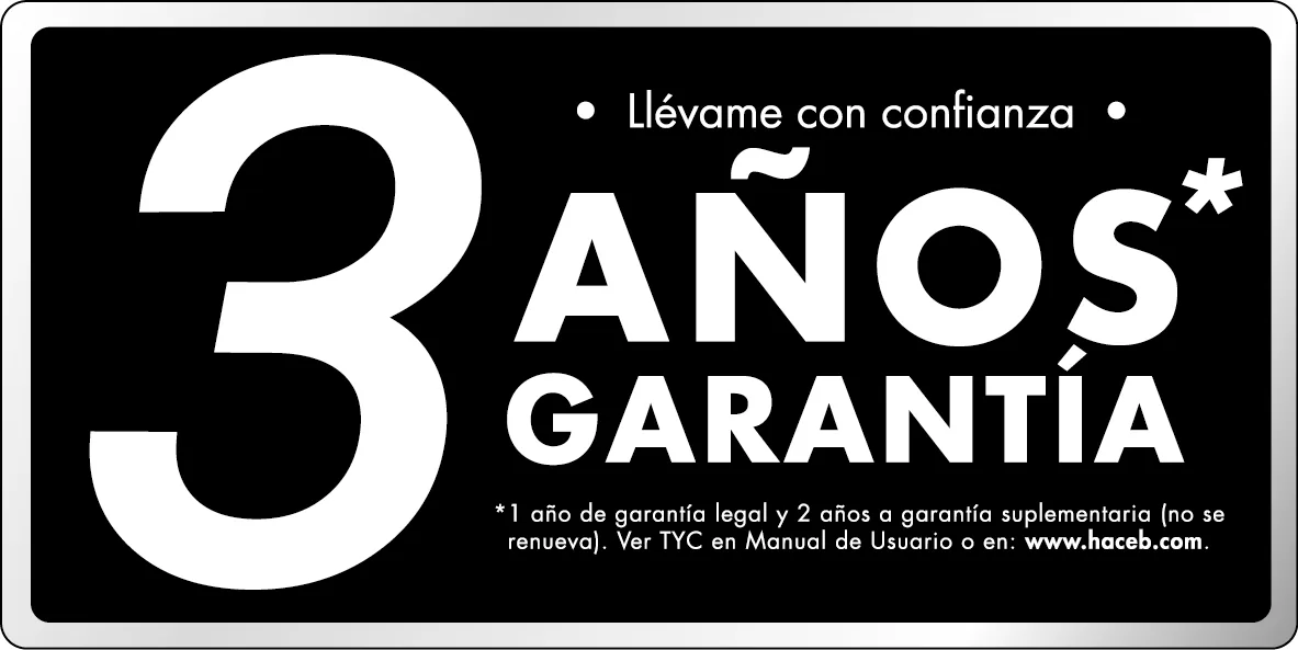 Garantía 3 años ROMERO