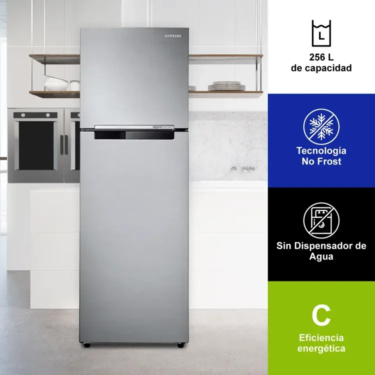 Nevera Samsung No Frost Congelador Superior 256…