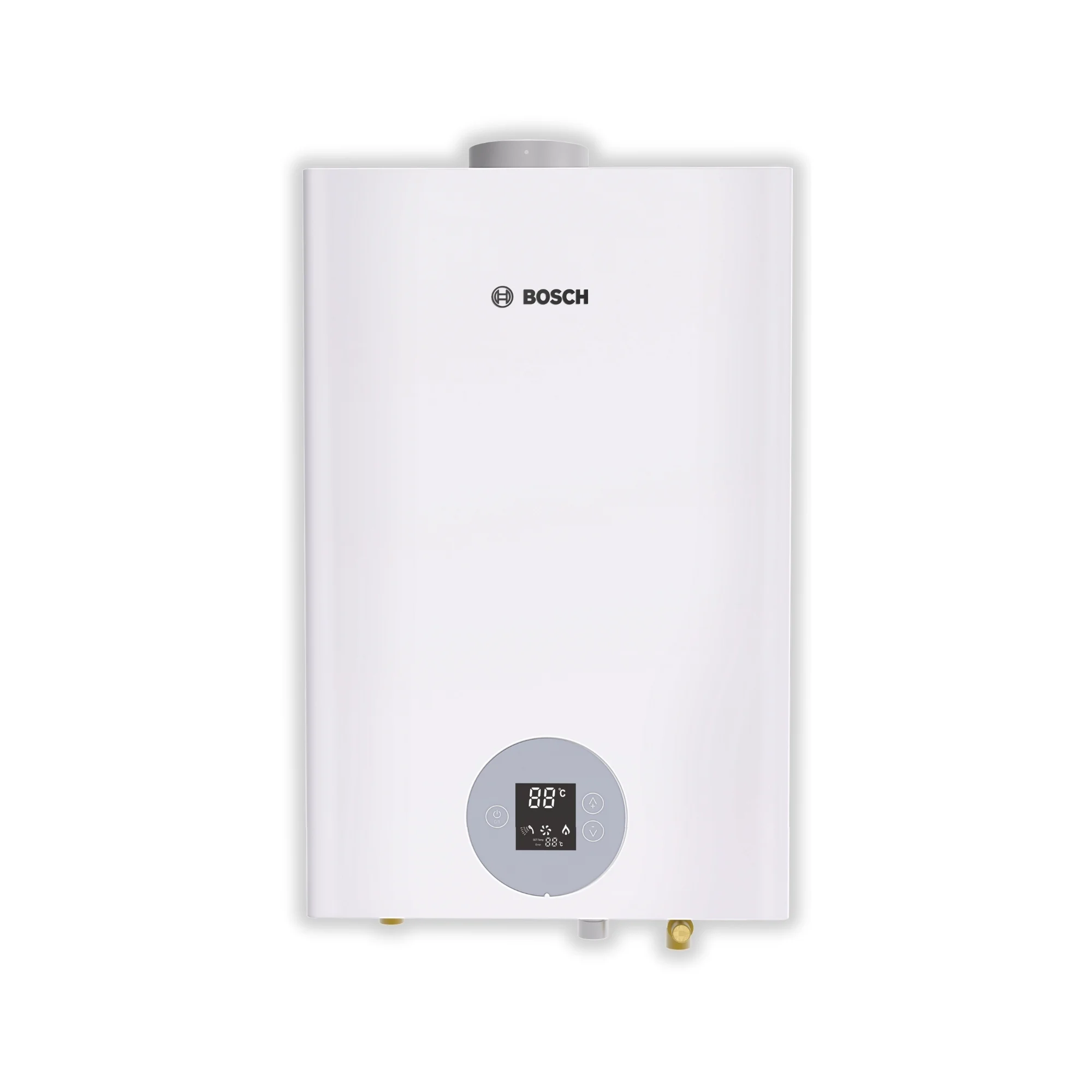 Calentador Bosch 26 litros fondo blanco