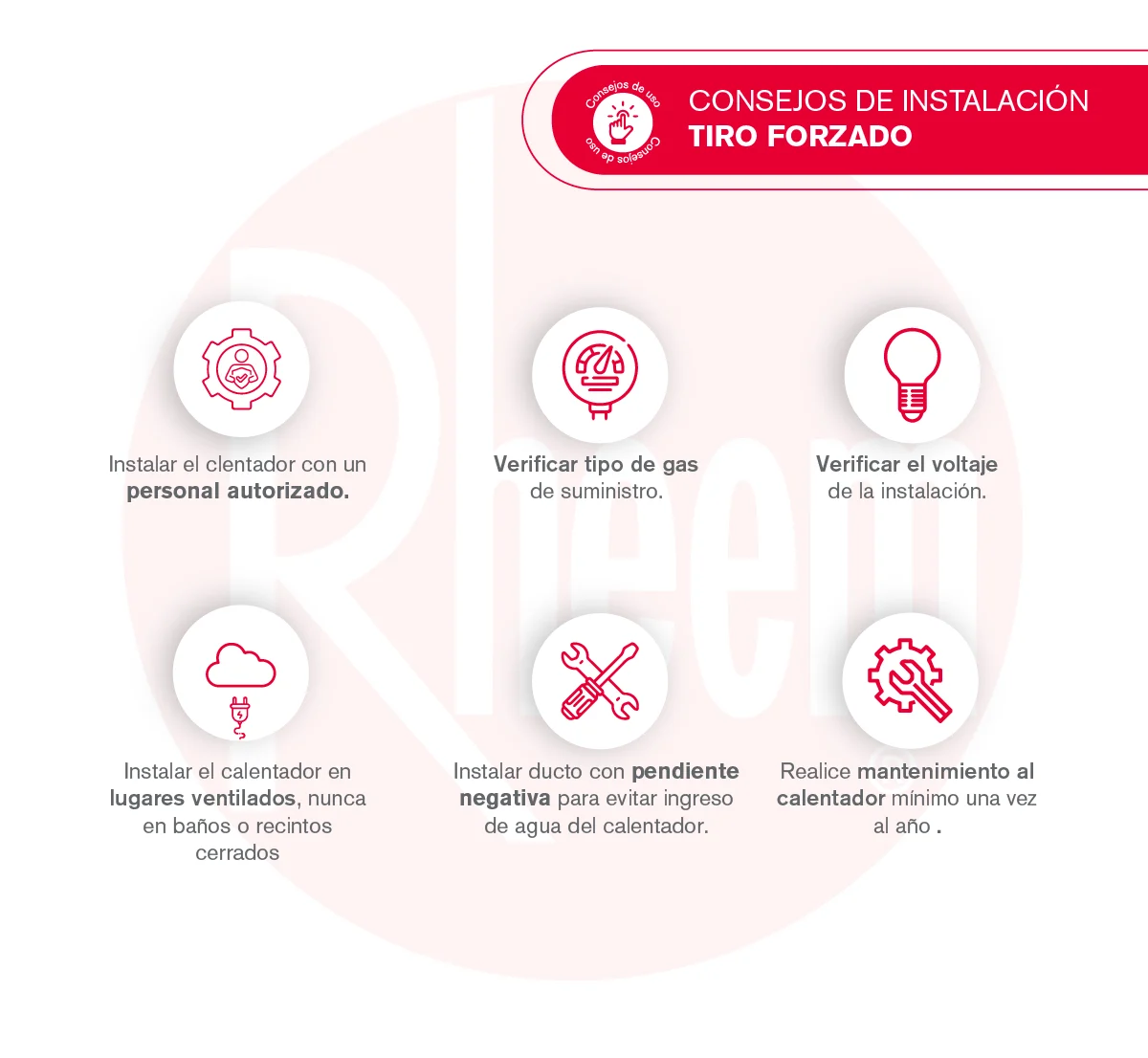Instalación calentador tiro forzado 16 litros