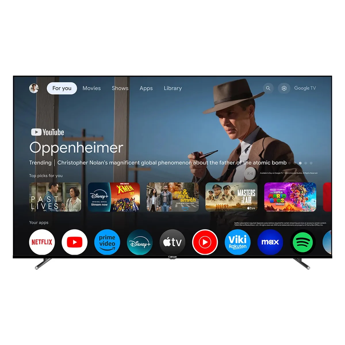 Televisor Caixun 75 Pulgadas QLED C75VHUGQ
