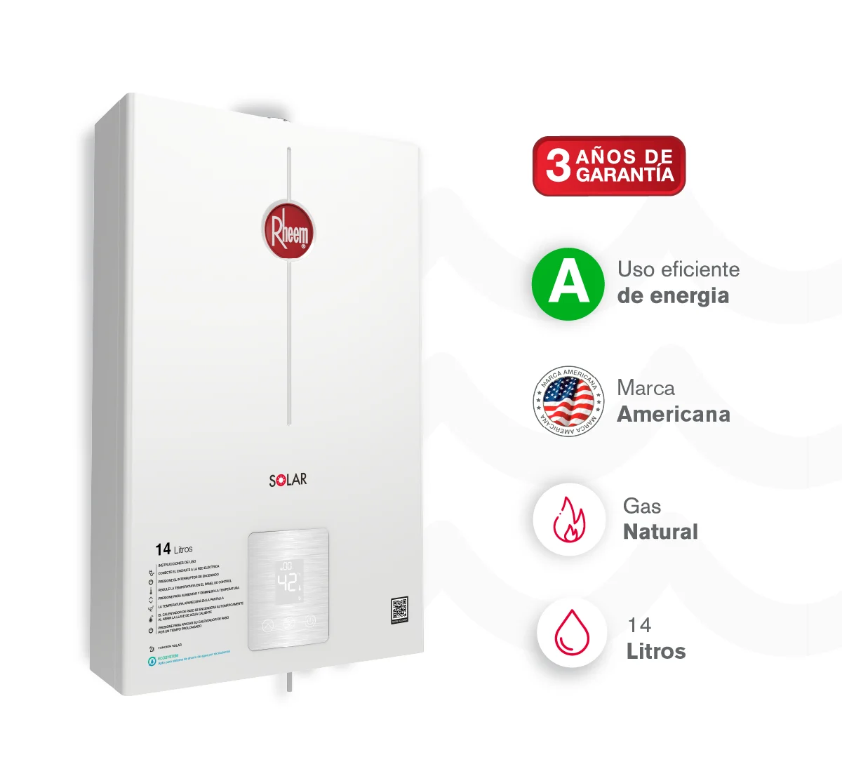 calentador de tiro forzado