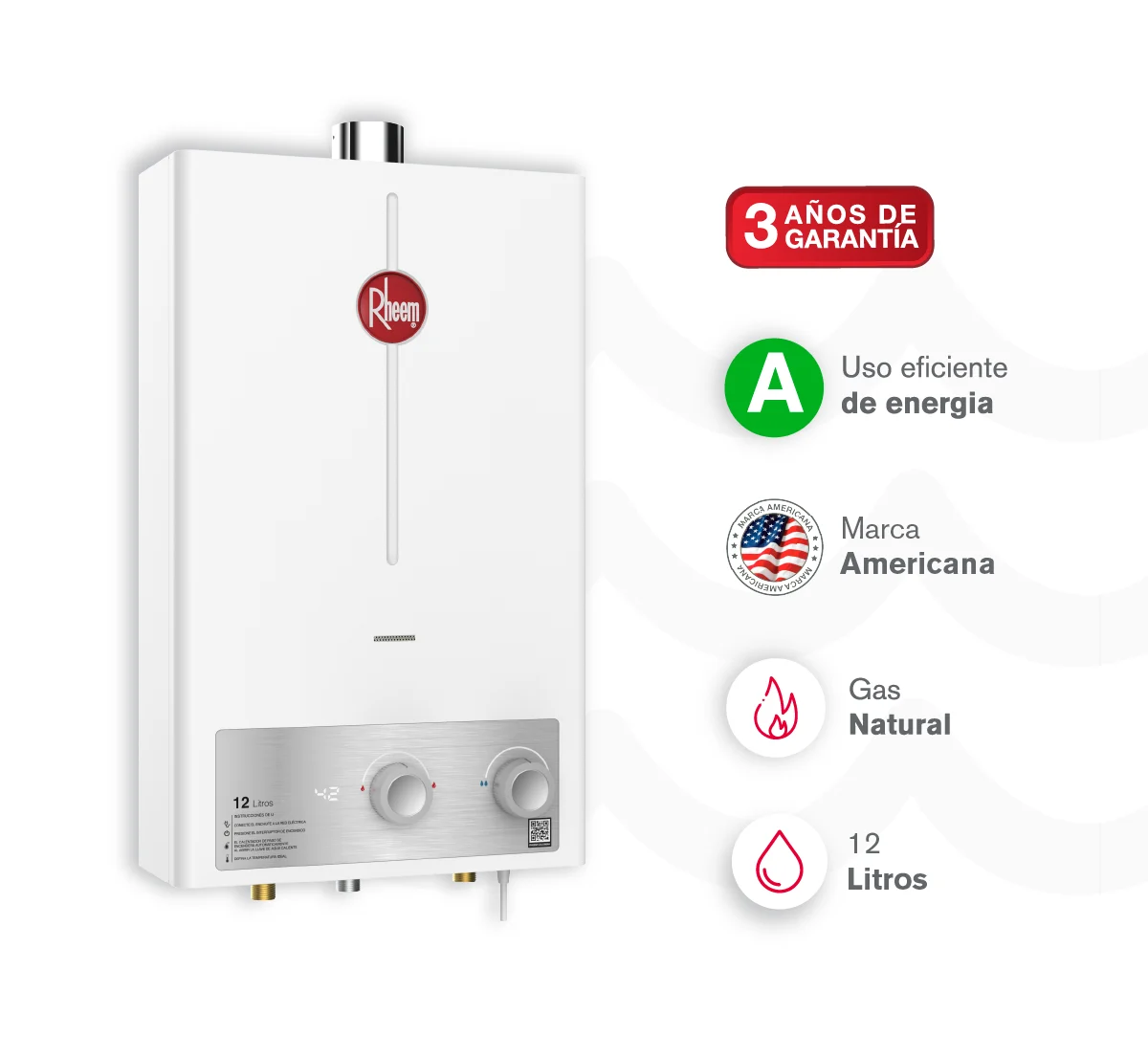 Garantía Calentador agua gas