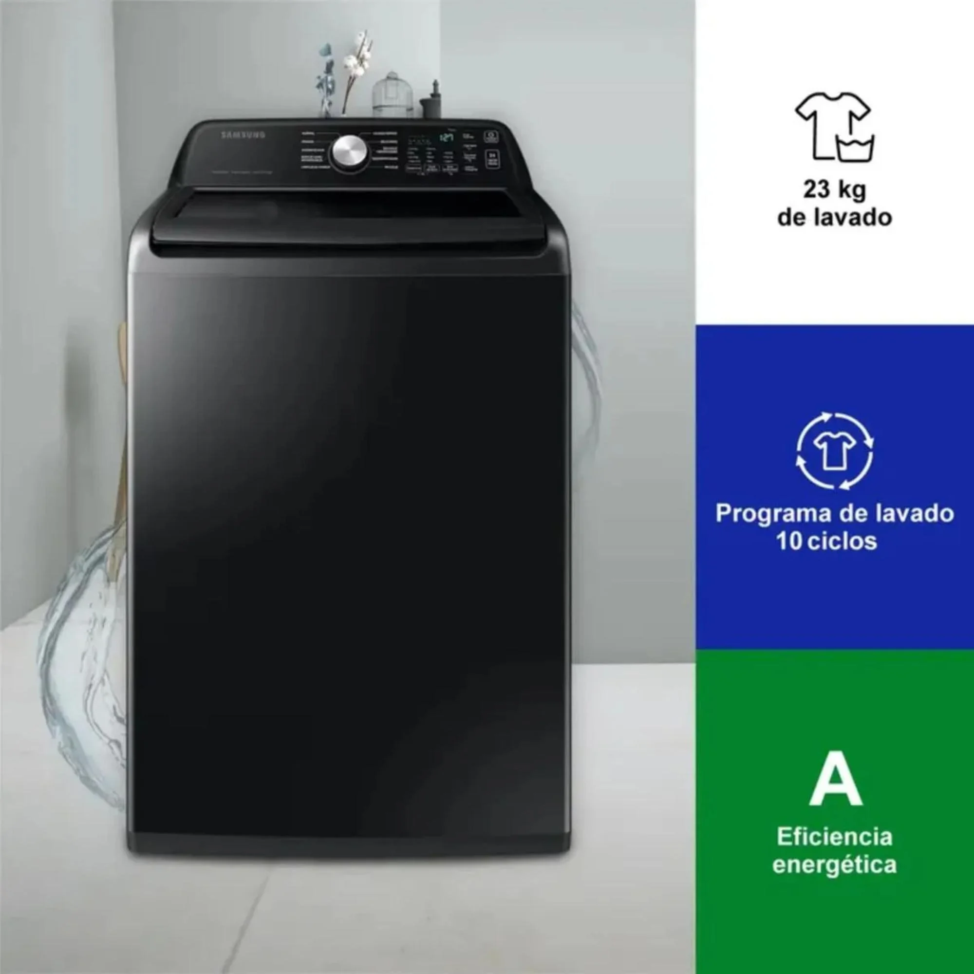 Lavadora Samsung Carga Superior 23 kg (51 lb