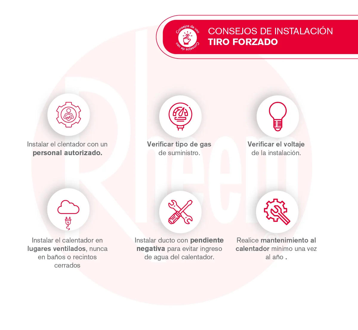 Instalación calentadores de agua 