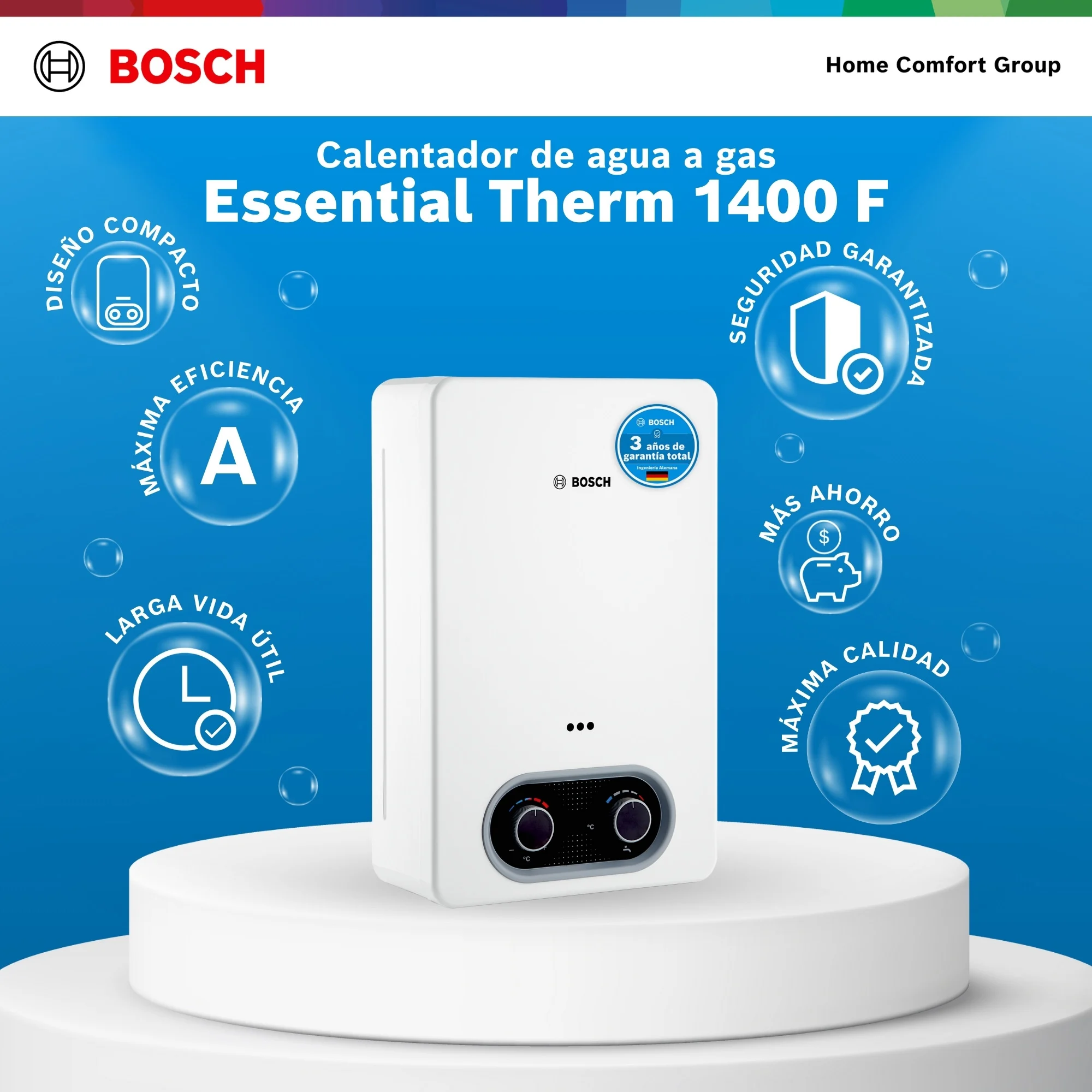 calentador de agua instantáneo